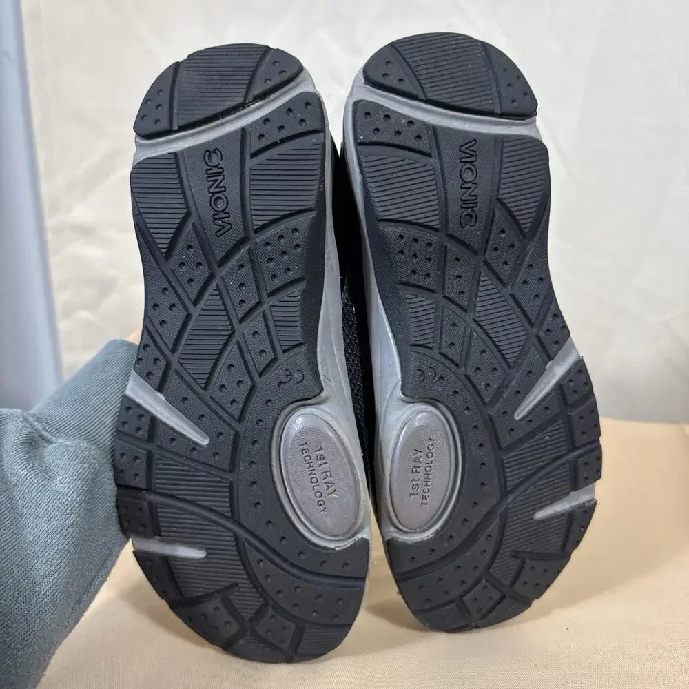 Vionic 331 Heritage Slip On Shoes Comfort Mules Walking Black Womens Size 7